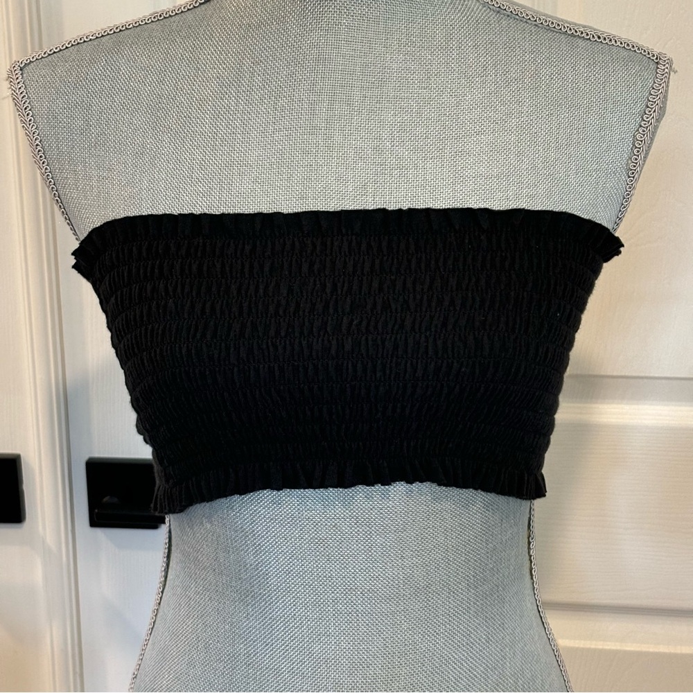 Brandy Melville Black Women’s Tube‎ Top Beach Vacation Festival Travel Summer